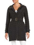 Cole Haan Essential Belted Quilted Coat