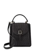 Meli Melo Floriana Woven Leather Crossbody Bag