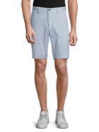 Michael Kors Pinstripe Stretch Cotton Shorts