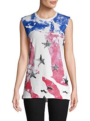 Prince Peter Collections American Flag Cotton Tank Top