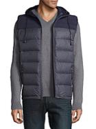 Saks Fifth Avenue Mixed Media Quilted Vest