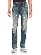 Cult Of Individuality Distressed Slim-fit Jeans