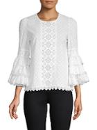 Andrew Gn Embroidered Lace Blouse