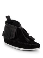 Rag & Bone Ghita Leather & Suede Moccasin Ankle Boots