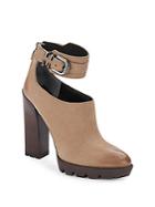 Kenneth Cole Otto Leather Ankle Strap Booties