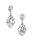 Saks Fifth Avenue Double Pear Drop Earrings