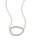 Kc Designs Diamond & 14k White Gold Free Form Pendant Necklace