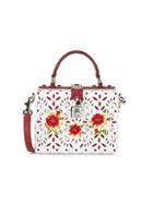 Dolce & Gabbana Embellished Floral Crossbody Box Bag