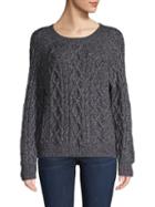 Vince Cable-knit Merino Wool-blend Sweater
