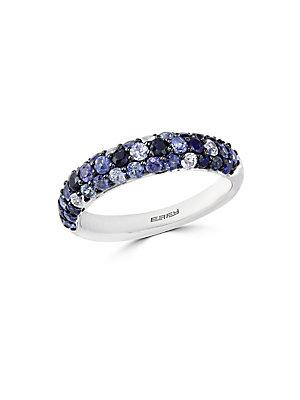 Effy Blue Sapphire And Sterling Silver Ring