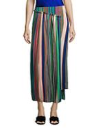 Diane Von Furstenberg Tailored Asymmetrical Overlay Skirt