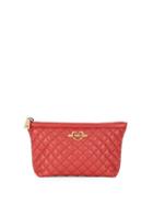 Love Moschino Super Quilted Zip Travel Pouch