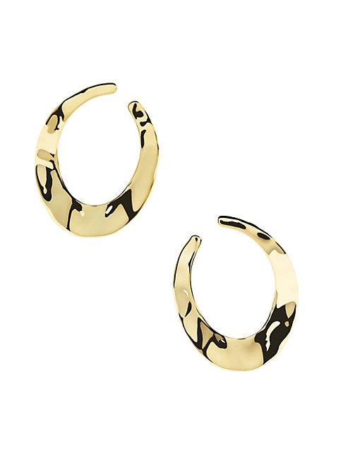 Ippolita Senso 18k Yellow Gold Crescent Hoop Earrings