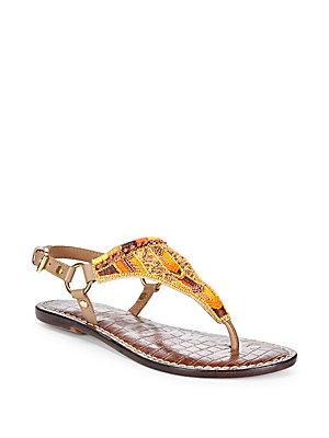 Sam Edelman Greta Beaded Thong Sandals