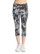 Marc New York By Andrew Marc Performance Cropped Printed Leggings