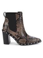 Charles By Charles David Dodger Snakeskin-print Chelsea Boots