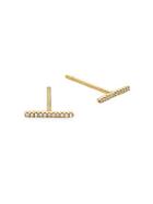 Casa Reale Diamond And 14k Yellow Gold Stud Earrings
