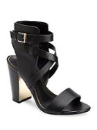Rachel Zoe Dalella Leather Ankle-wrapped High-heel Sandals