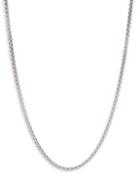 Degs & Sal Sterling Silver Box Chain Necklace