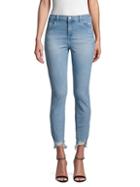 J Brand Alana Distressed Hem Skinny Jeans