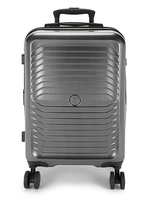 Roberto Cavalli 22 Hard Case Ribbed Spinner Suitcase