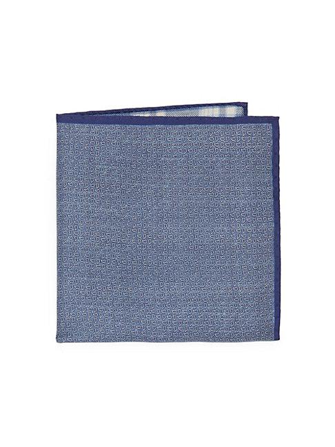 Saks Fifth Avenue Double Sided Silk Pocket Square