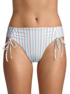 Lspace Striped Front-tie Bikini Bottom