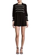 Redvalentino Solid Bell-sleeve Dress