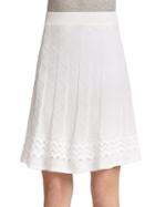 M Missoni Patterned Knit A-line Skirt