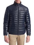 Saks Fifth Avenue Collection Down-filled Leather Puffer Jacket