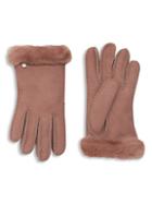 Saks Fifth Avenue Off 5th Leather Shearling Gloves