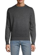 Corneliani Geometric-print Wool Sweater