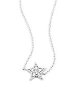 Kc Designs Diamond & 14k White Gold Star Pendant Necklace