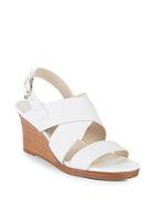 Cole Haan Penelope Leather Wedge Sandals