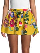 Hemant & Nandita Floral Ruffled Skirt