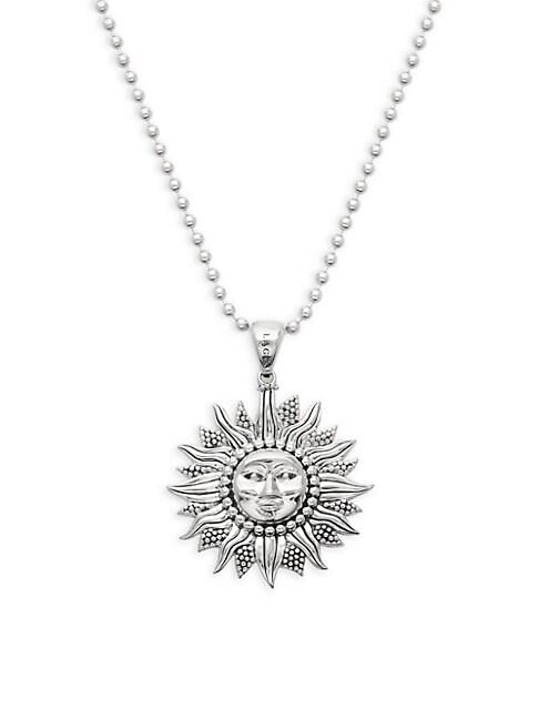 Lagos Rare Wonders Celestial Sun Sterling Silver Pendant Necklace