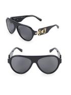 Versace 58mm Round Sunglasses