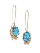 Alexis Bittar Elements Golden Array Infinity & 10k Gold-plated Wire Earrings