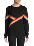 Lea & Viola Graphic Rainbow Cotton Sweatshirt