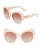 Dolce & Gabbana 57mm Round Gradient Sunglasses