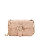 Valentino By Mario Valentino Poisson Studded & Quilted Leather Crossbody Bag