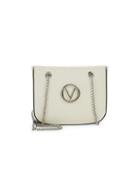 Valentino By Mario Valentino Yvette Grommet & Chain Leather Shoulder Bag