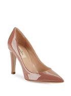 Valentino Point-toe Leather Pumps