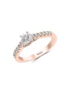 Effy 14k Rose Gold & Diamond Solitaire Ring