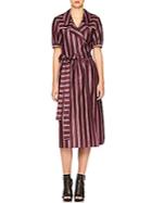 Burberry Panama Stripe Cotton & Silk Dress