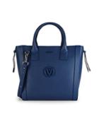 Valentino By Mario Valentino Charmont Convertible Pebbled Leather Tote