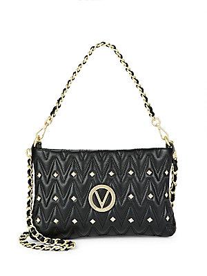 Valentino By Mario Valentino Vanilled Leather Crossbody Bag