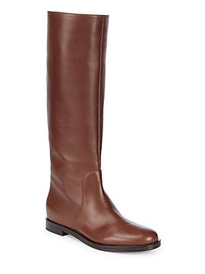 Sergio Rossi Leather Knee-high Boots