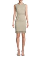 Calvin Klein Collection Lace-trimmed Sleeveless Dress