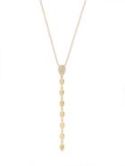 Saks Fifth Avenue 14k Yellow Gold & Pav&eacute; Diamond Y-drop Pendant Necklace